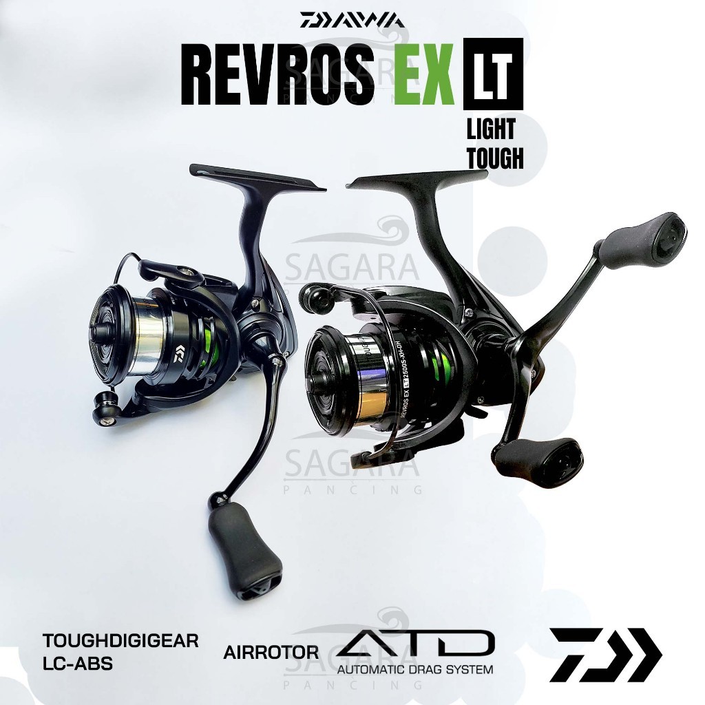 Reel Pancing Daiwa Revros EX LT Reel Pancing Daiwa Spinning Power Handle 1000H 2000H 2500XH 2500S 30