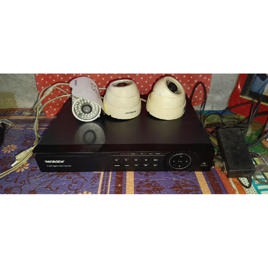 DVR MORGEN H264 4CH bekas normal