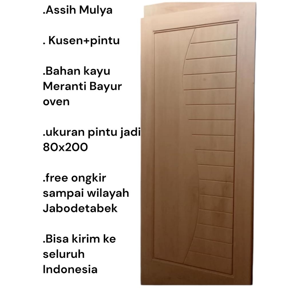 kusen dan pintu kayu Meranti Bayur oven