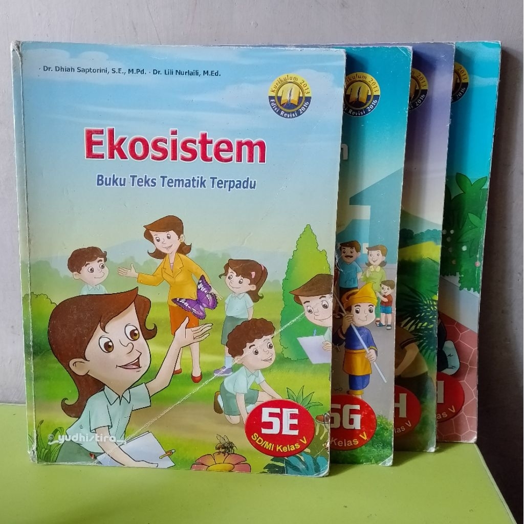 BUKU TEKS TEMATIK TERPADU UNTUK SD/MI KELAS 5, 5E, 5G, 5H, 5I PENERBIT YUDHISTIRA