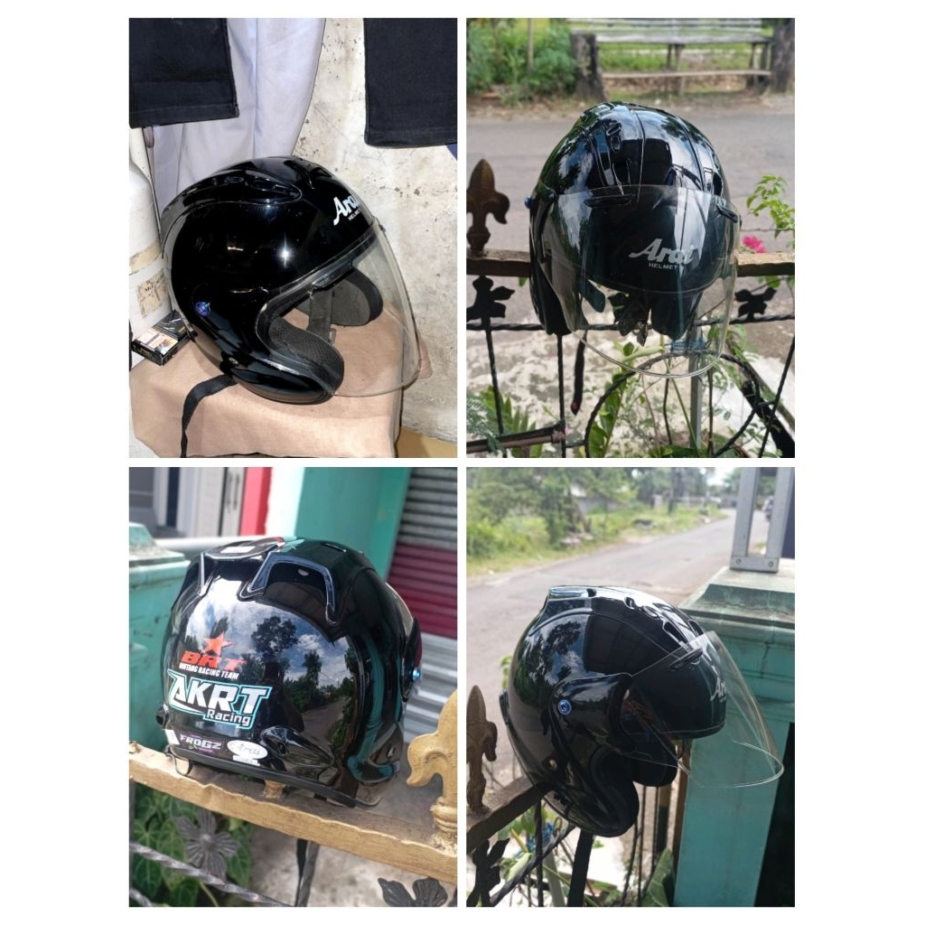 COPY ARAI 1:1 BASIC MZF FULL VENTILASI AKTIP COPY COPYAN ARAI SZ M BONUS SIDEPAD BAUD TITANIUM