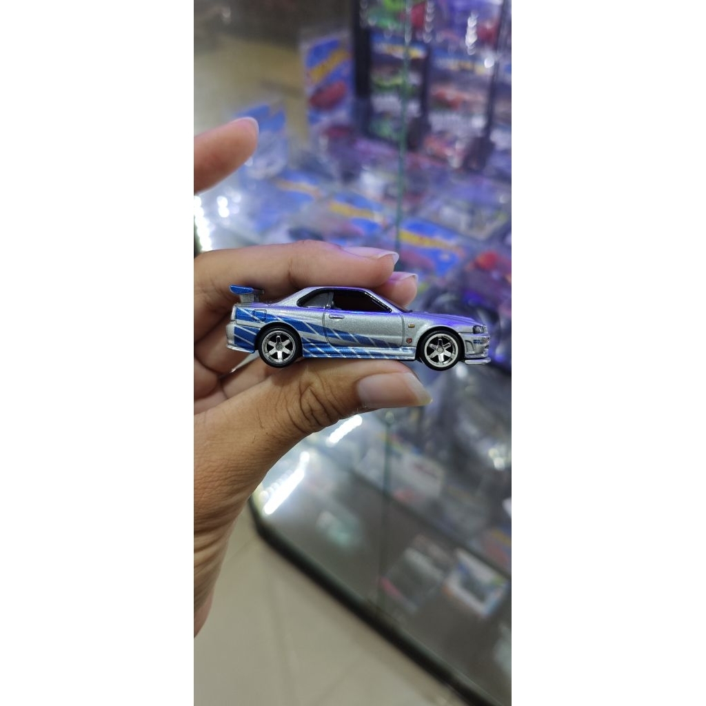 Hotwheels Premium Fast Import Nissan Skyline BNR34 R34 Fast and Furious Brian Detailing Lamp and fro