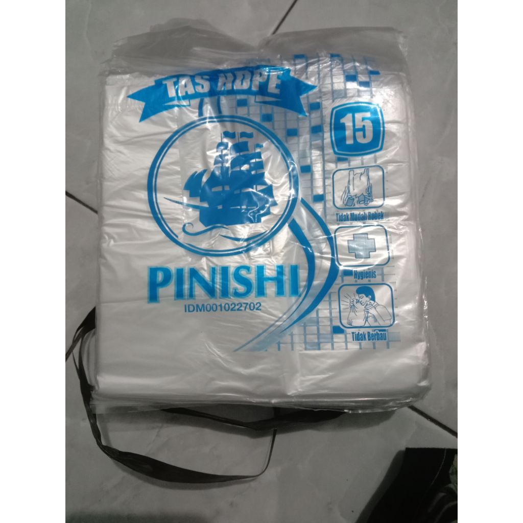 kresek kantong Pinishi 15x30