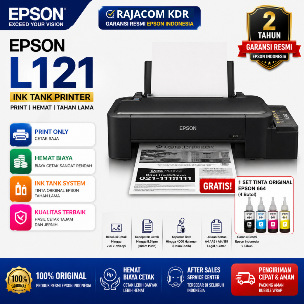 Printer Epson L121 Inktank printer only
