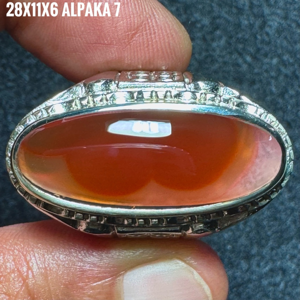 Cincin Batu Akik Natural Lafadz Allah