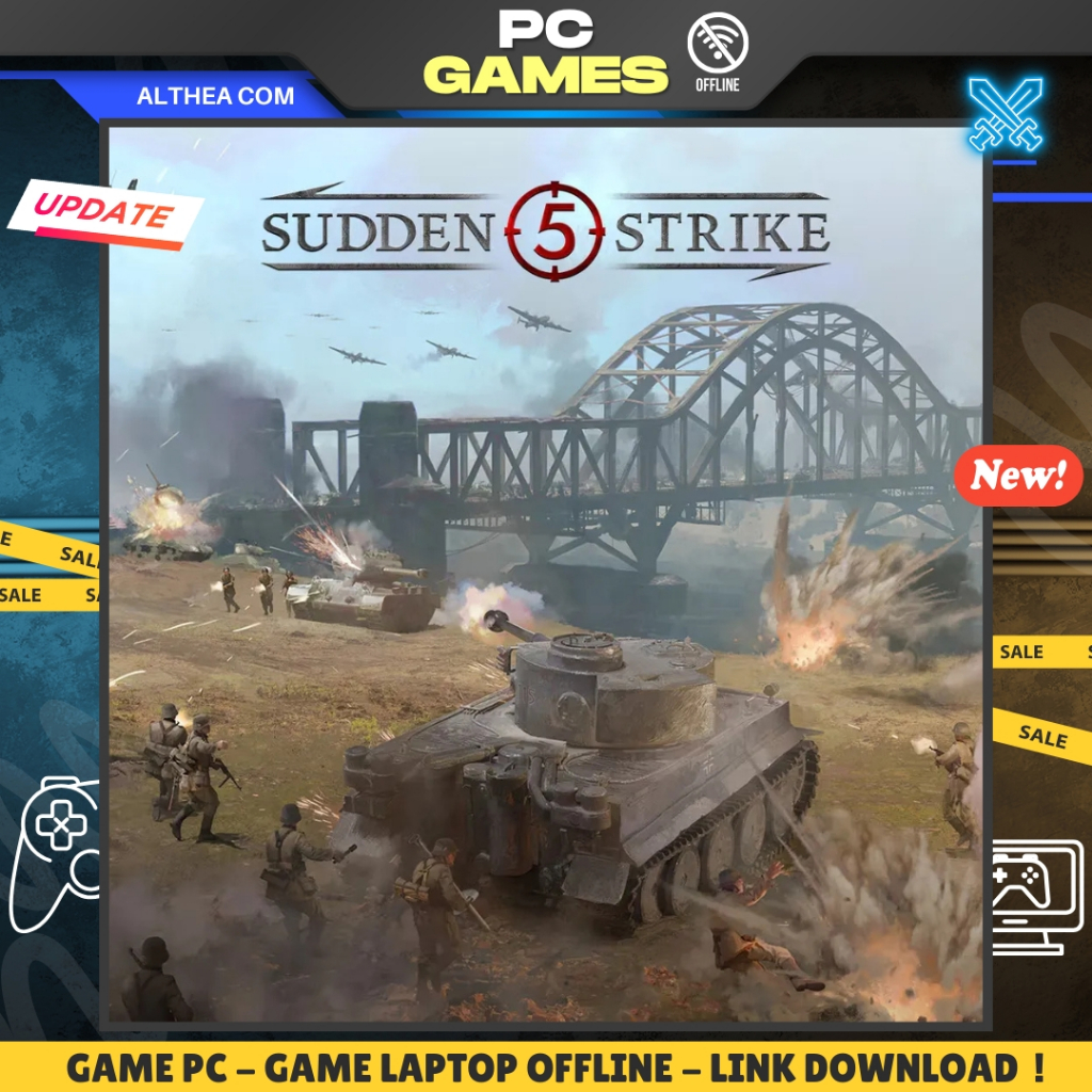 SUDDEN STRIKE 5 - STRATEGY - RTS - WAR - GAME PC / LAPTOP - OFFLINE