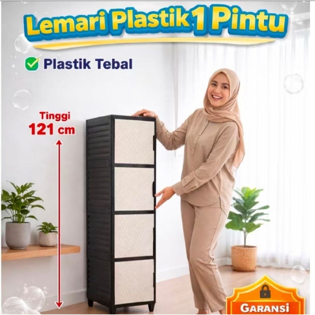 LEMARI ELCO SUPER MINI 4ELPMUkuran 34 x 40 x 113cm