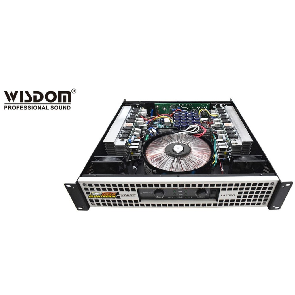 Power amplifier wisdom la 3000 wisdom la3000
