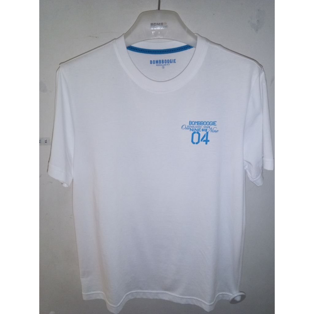 kaos lengan pendek pria bomboogie original size S-XL