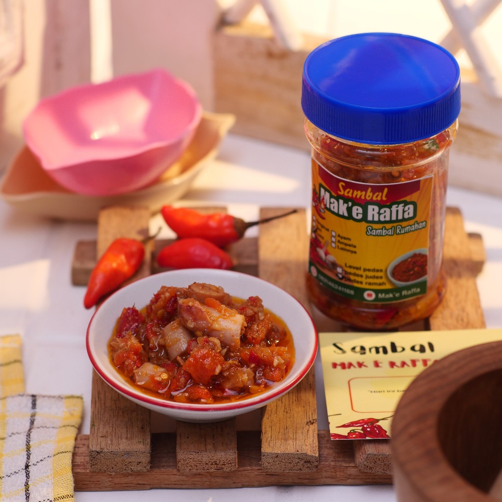 sambal mak'e Raffa cumi kuliner pedas kuliner sidoarjo