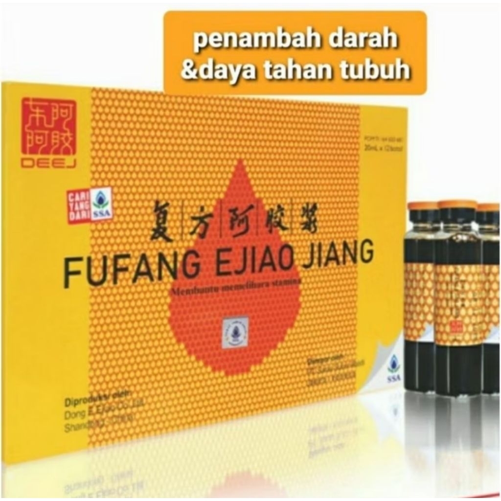 12 Botol Fufang Ejiao Jiang Original