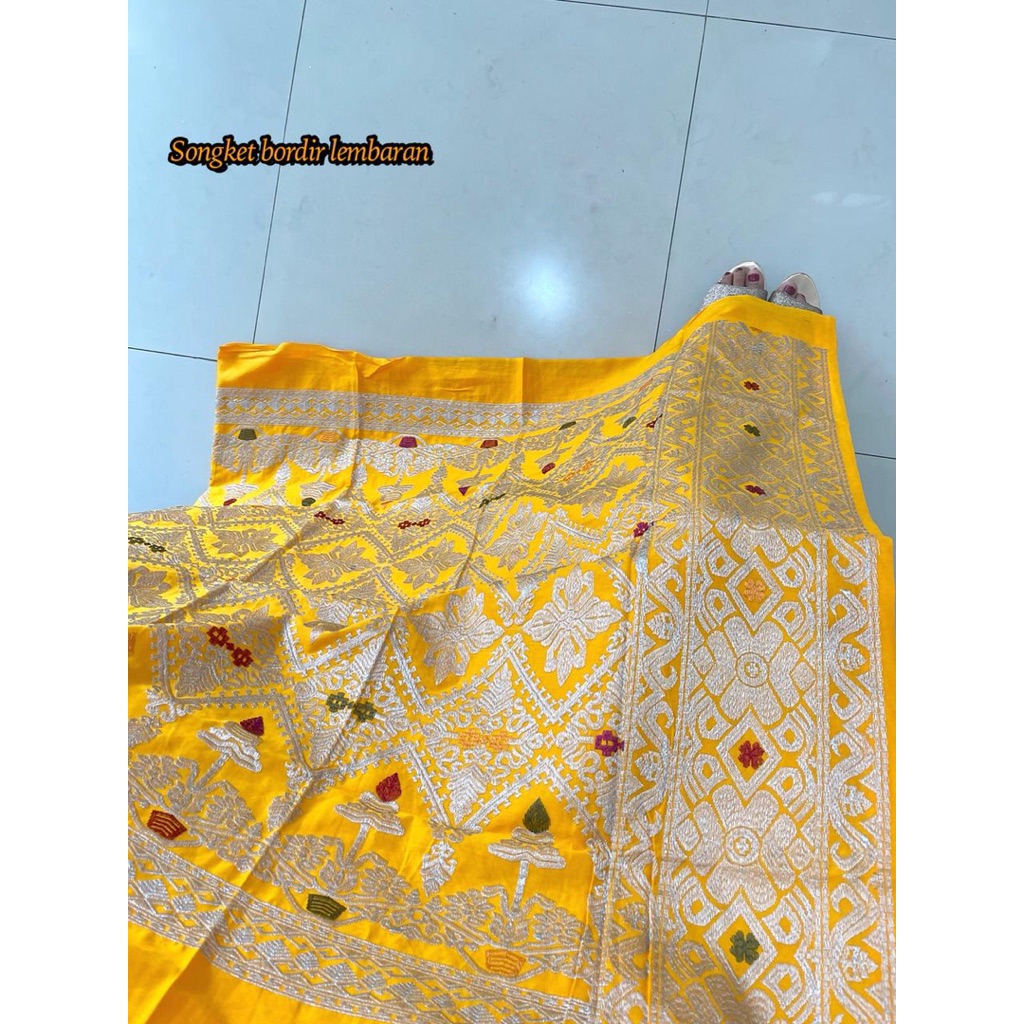 KAMEN SONGKET BORDIR LEMBARAN//KAMEN LEMBARAN