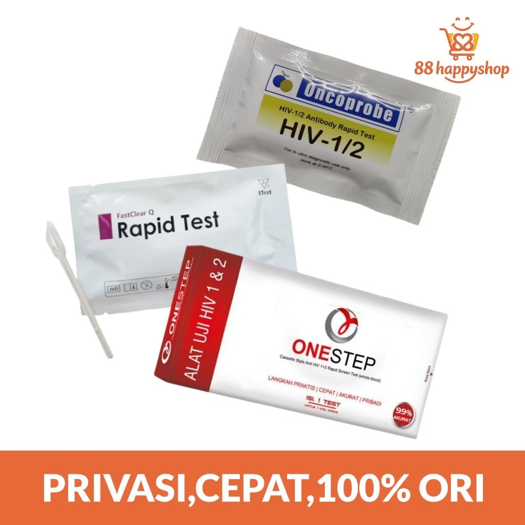 ALAT UJI TES HIV ONCOPROBE,ONESTEP,FASTCLEAR Q