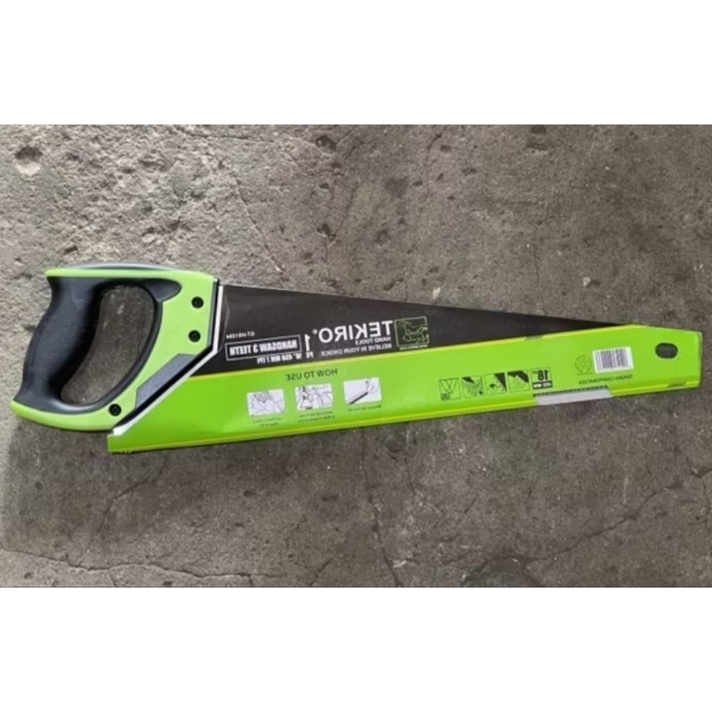 Gergaji Kayu Tekiro 18 Inch TPR 3 Mata - Tajam, Presisi, dan Efisien