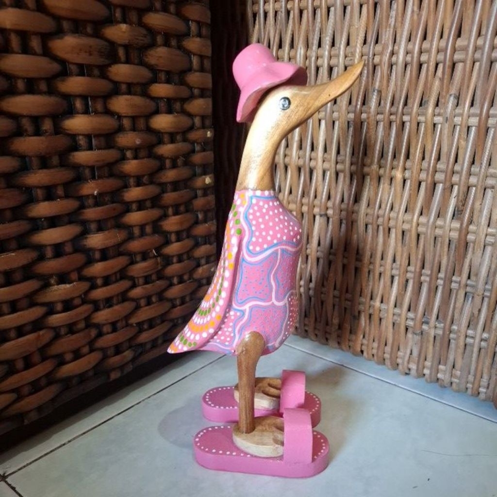 bebek sandal topi pink polkadot
