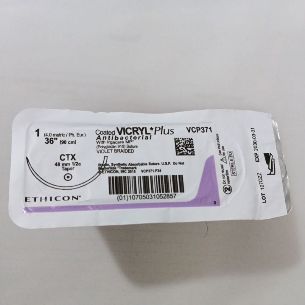 Vicryl Plus 1 vcp371 taper Pcs vicryl Plus 1 pcs vicryl 1