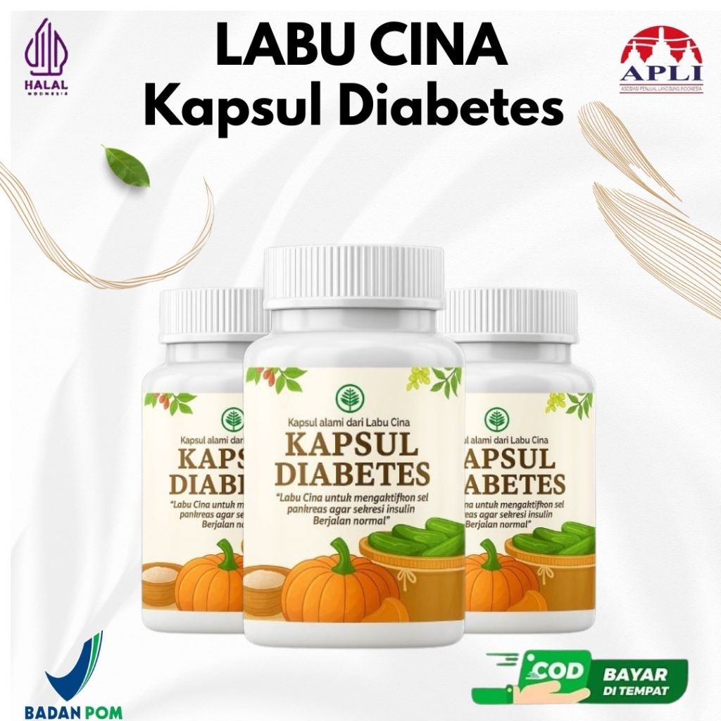 KAPSUL LABU CINA UNTUK DIABETES SUSU LABU CINA ORIGINAL HALAL BPOM