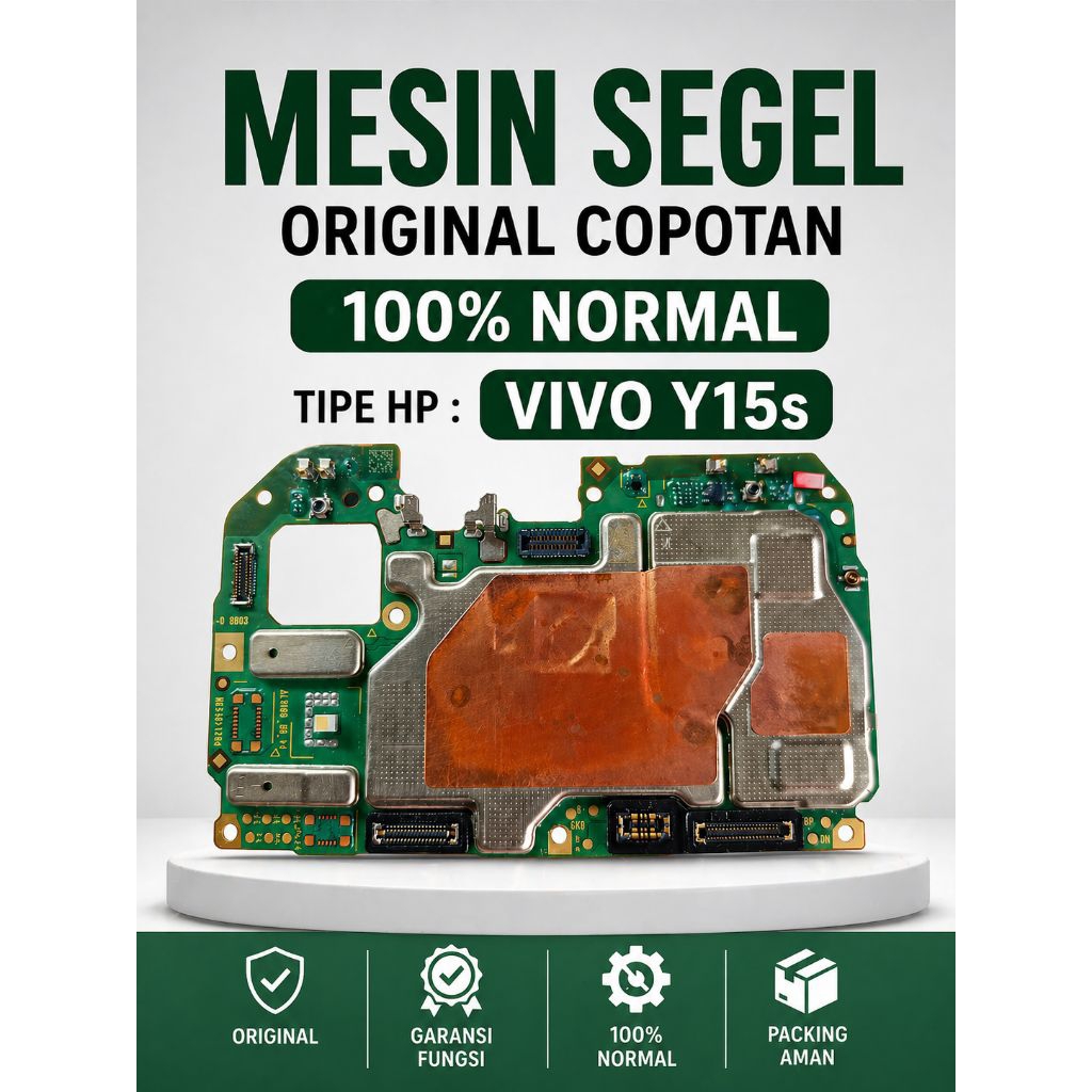 Mesin  Vivo Y15s Normal 100% segel