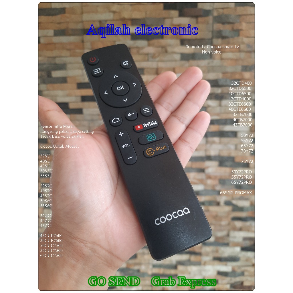 Remote tv Coocaa Smart tv Android tv Google tv Coocaa 32SU 32CTD4000 all series
