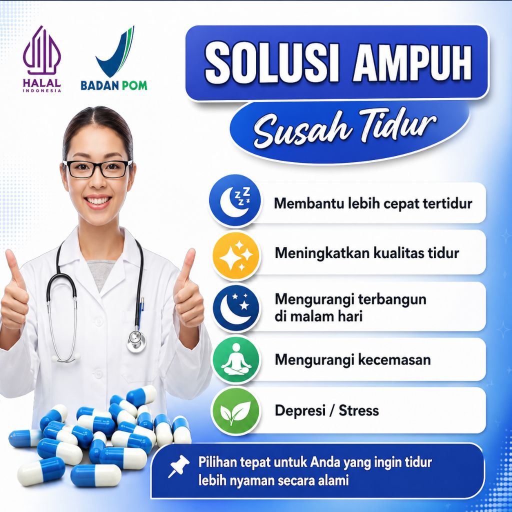 Herbal Insomnia Ampuh Atasi Susah Tidur Depresi Cemas