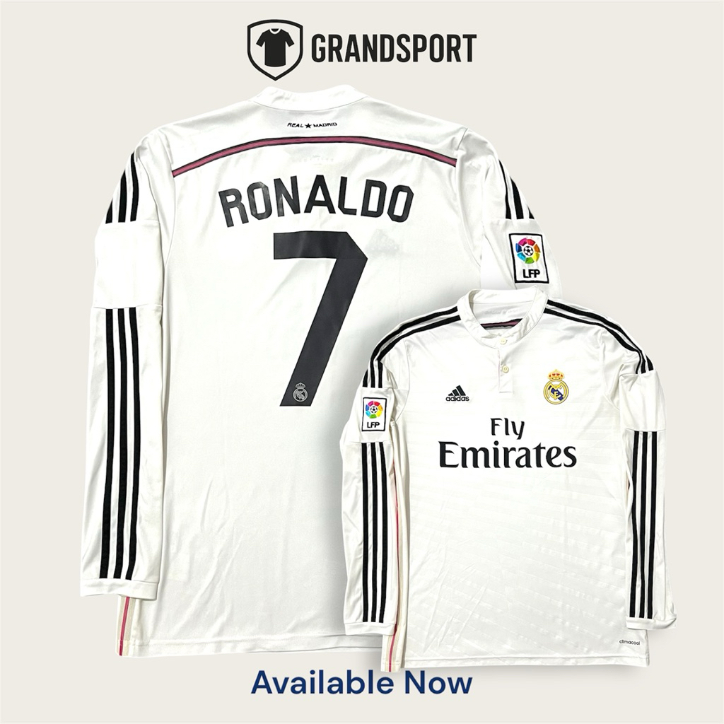 Original Jersey Real Madrid 2014 Home Long Sleeve