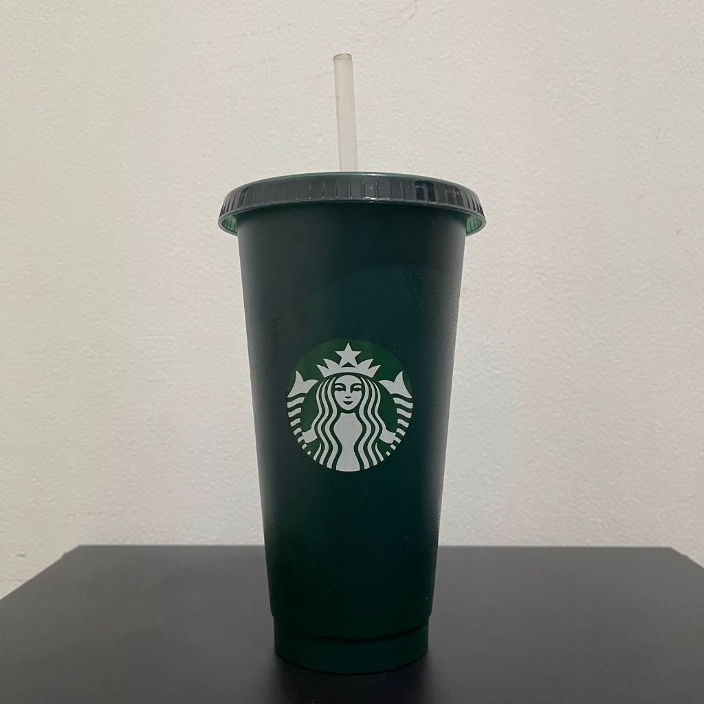 Tumbler Starbucks Reusable Cup 2021 (Ever Green Embossed)
