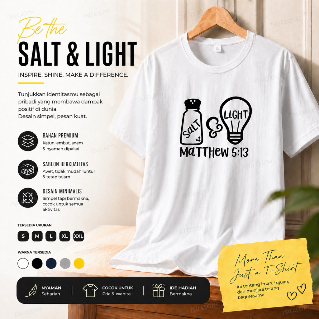 KAOS ROHANI KRISTEN / BAJU KRISTEN / BAJU ROHANI / KAOS ROHANI WANITA / KAOS ROHANI KATOLIK