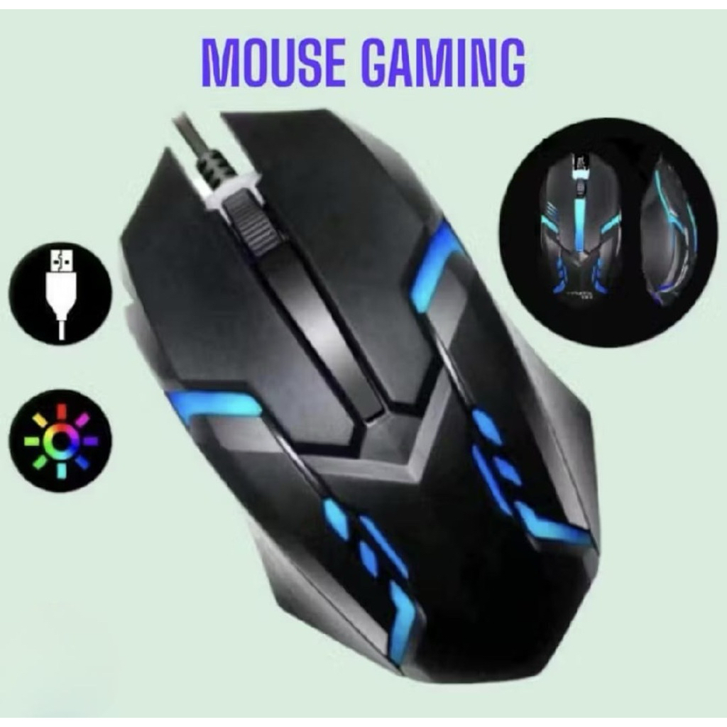 MOUSE X1 GAMING LED / MOUSE KABEL USB / MOUSE GAMING RGB