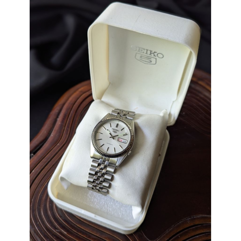 seiko 5 'datejust' president snxj89k1, bukan snxs79, 77, seikonaut