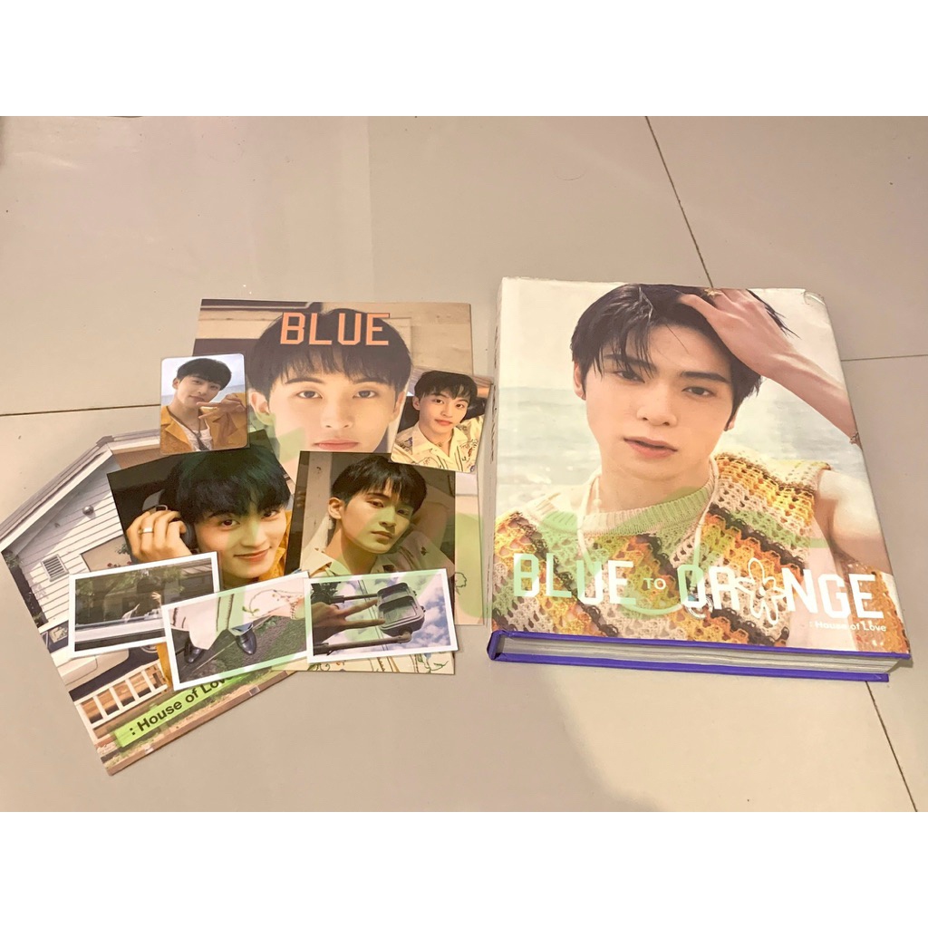 wts blue to orange bto jaehyun mark nct 127 pb photobook pc photocard pola polaroid mini postcard po