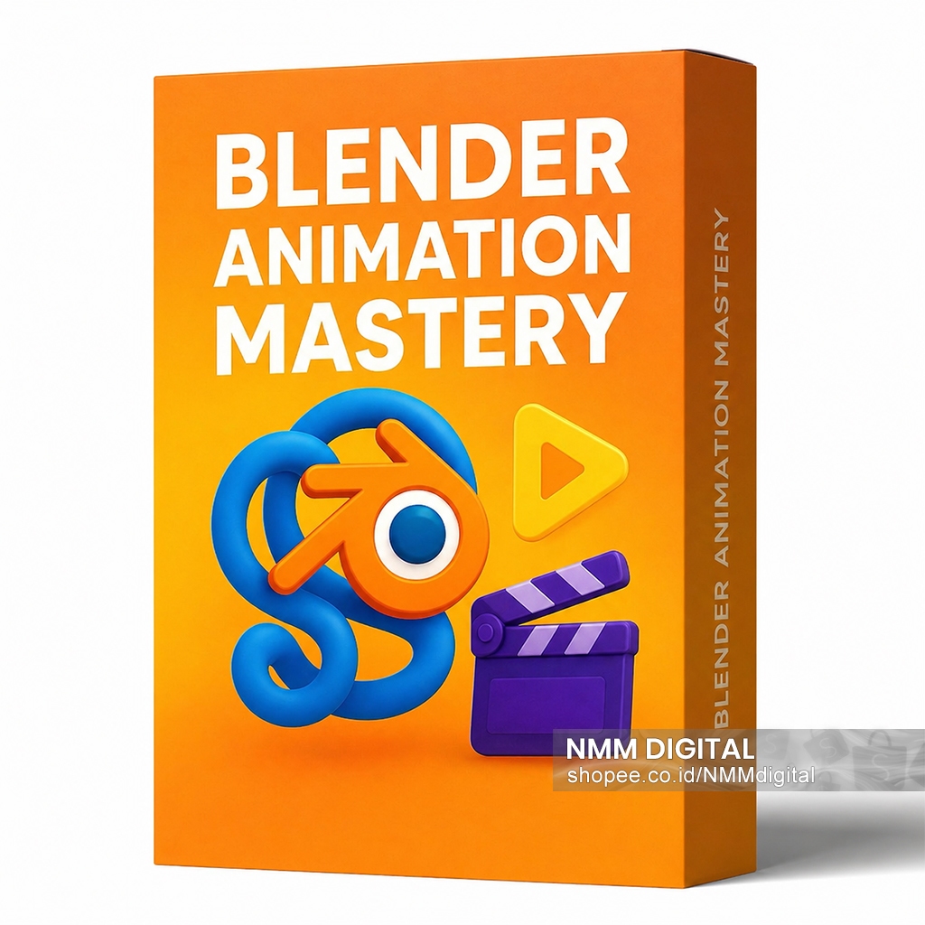 ANIMASI BLENDER 3D MASTERI: Belajar Blender Animation Dari Nol ke Pro - Materi Video