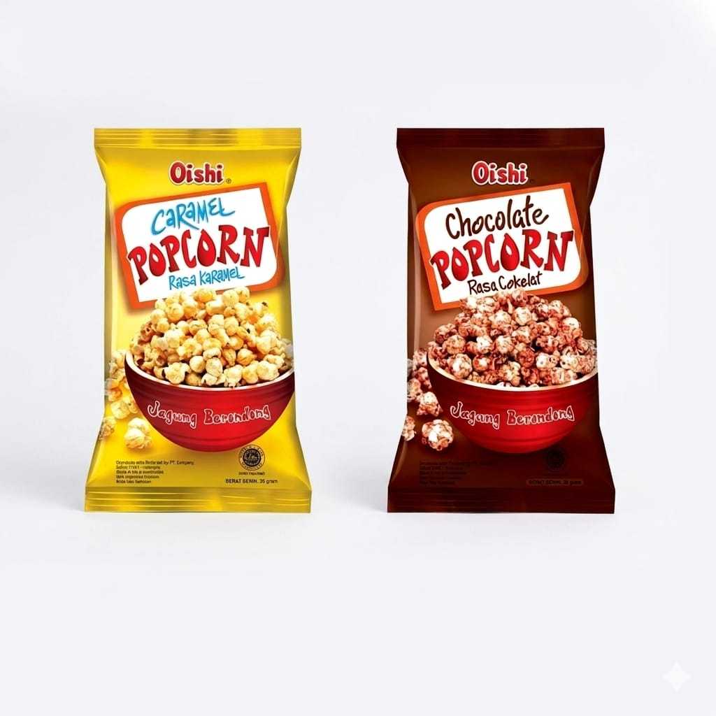 Oishi Popcorn Renceng 10 x 20 gr