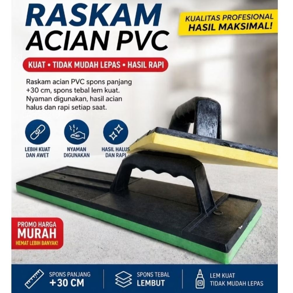 Roskam/Raskam/busa/lapis spons/karet/plastik/kasut/gosokan/panjang 30 cm harga murah kualitas terjam