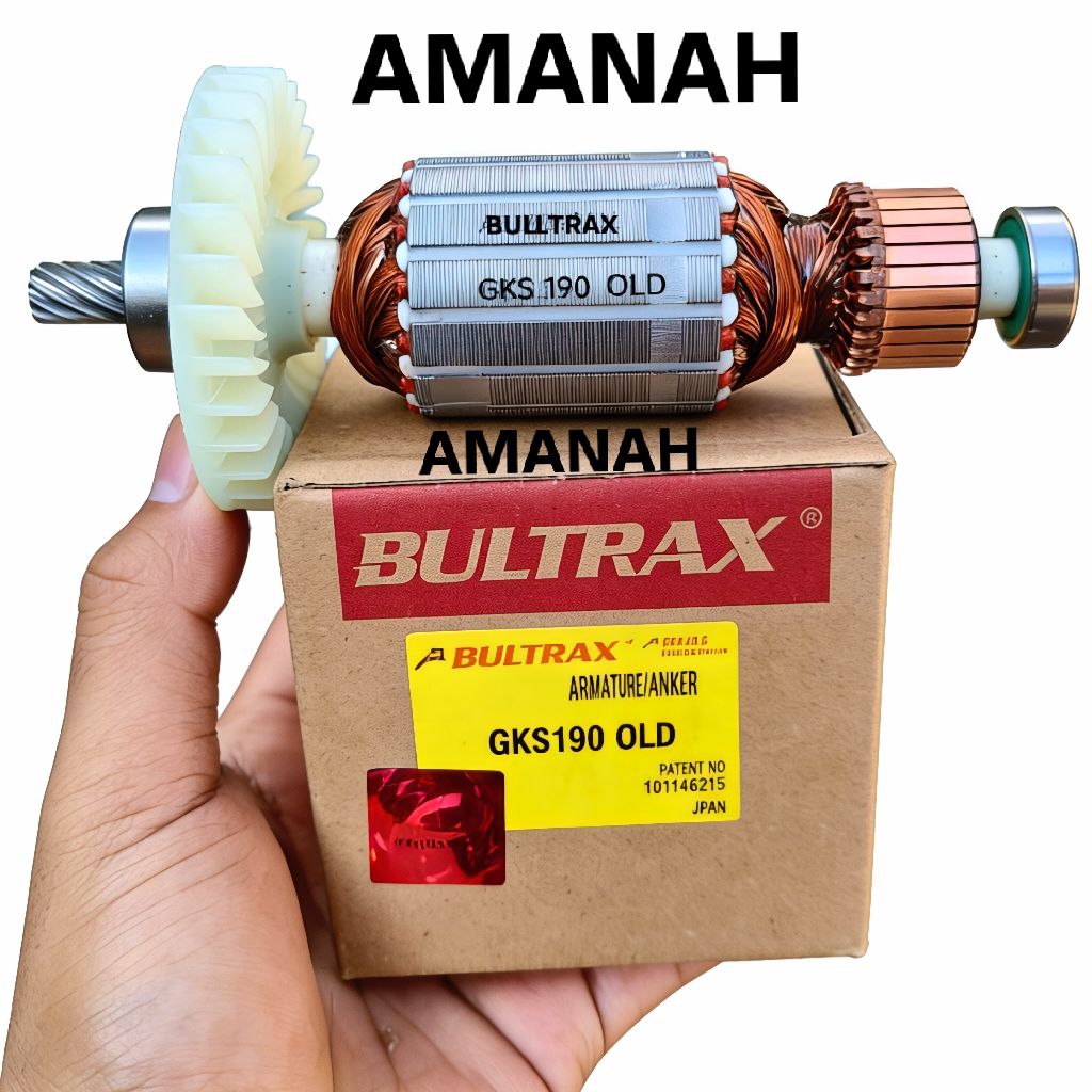 Angker armature Bull GKS 190 OLD LAMA for mesin serkel circular saw Bosch 7 inch