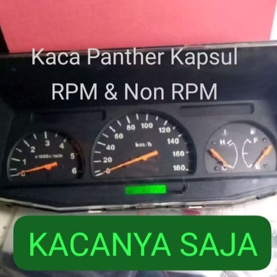 Kaca speedometer panther kapsul / panther lv, ls,Turing, RPM & non RPM ( Kaca Saja )