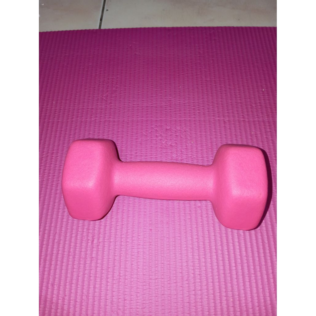 Dumbell 3 kg Besi Pink