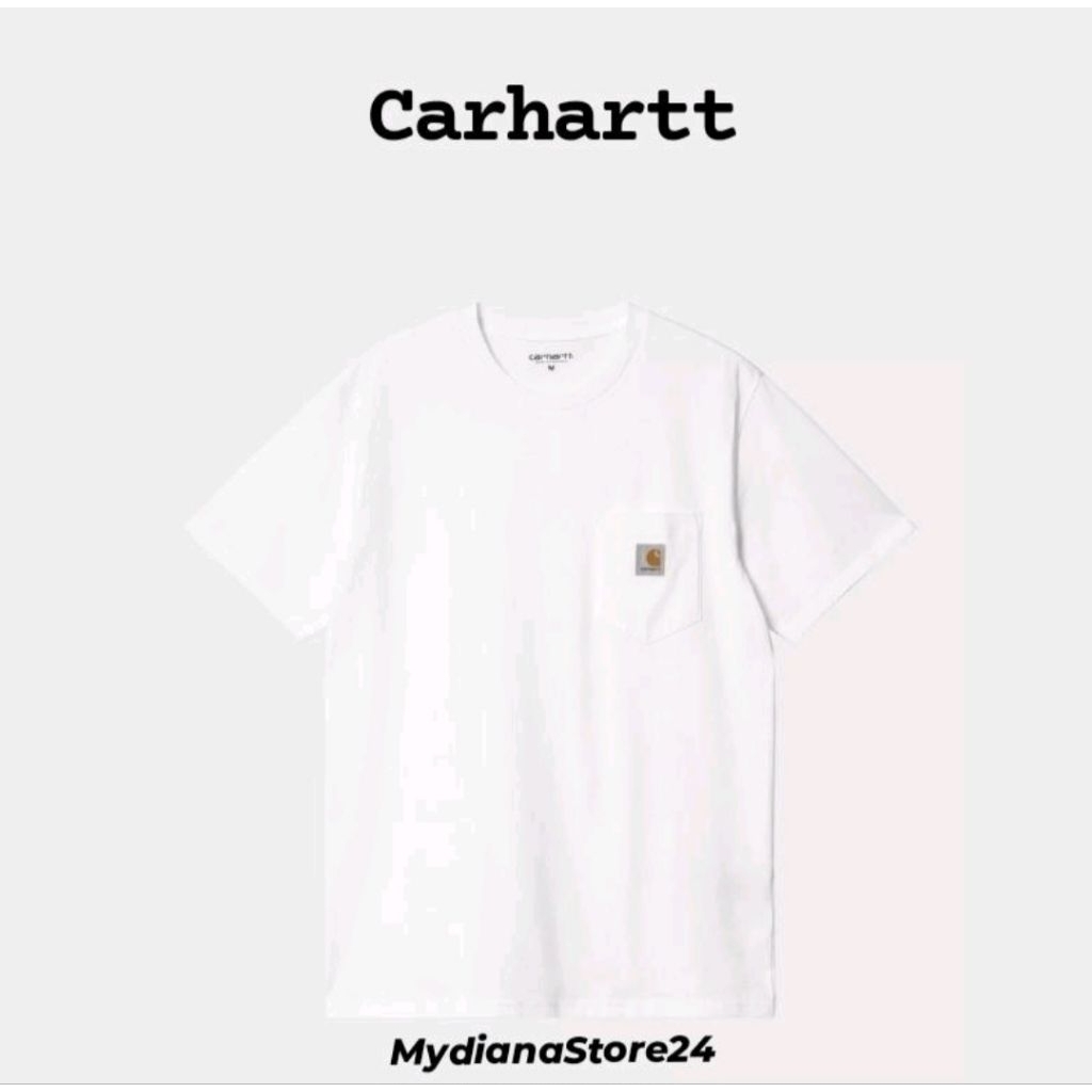 CARHARTT - CARHARTT WIP S/S POCKET  T-SHIRT - WHITE