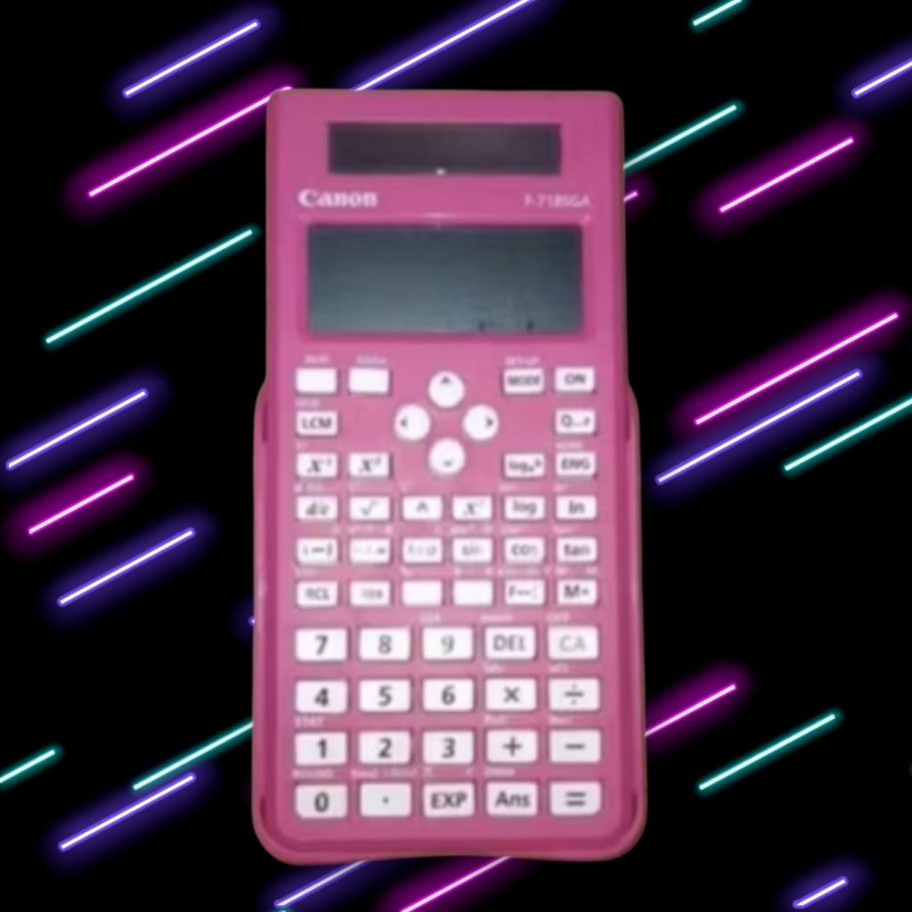 Kalkulator CANON F-718SGA Warna Pink