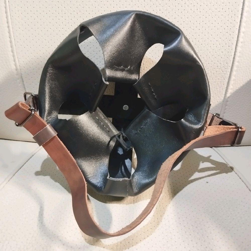 Liner Dalam Helm Brodie Inggris WW2&WW1, Perlengkapan Helm Perang Jadul KULIT ASLI, Free Chin Strap 