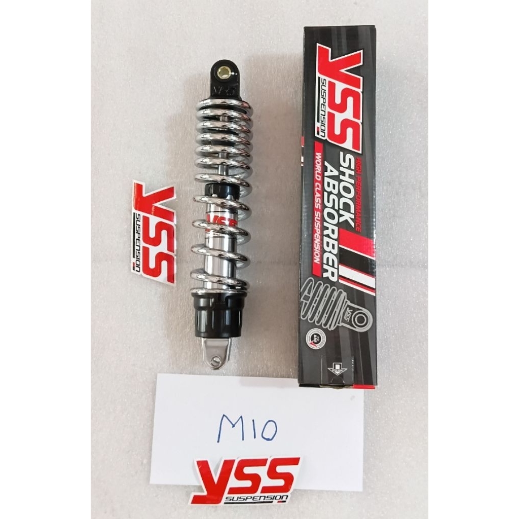 Shock Yss 300MM Mio Beat Karbu Scoopy Karbu Chrome Crom Original Yss