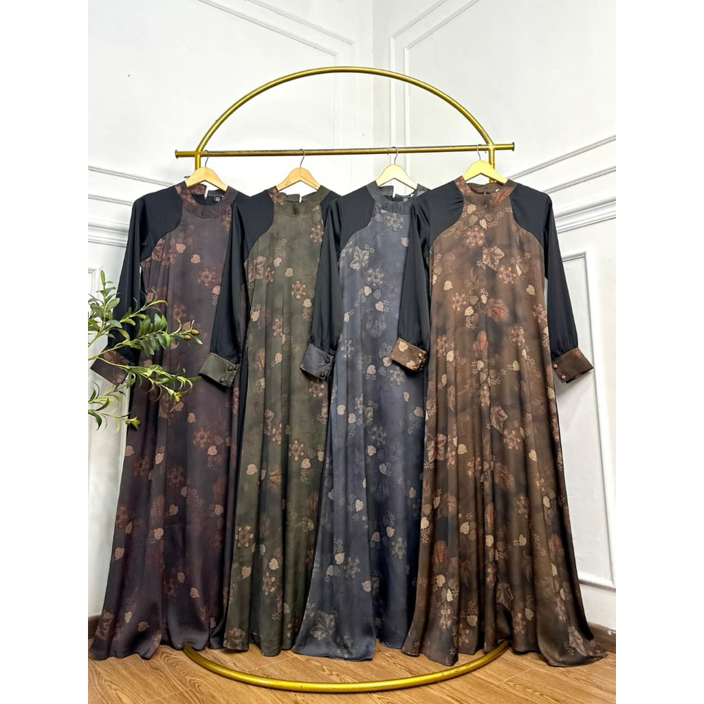 dress Marevi Julia darena dress yogi gamis  salur import ORI