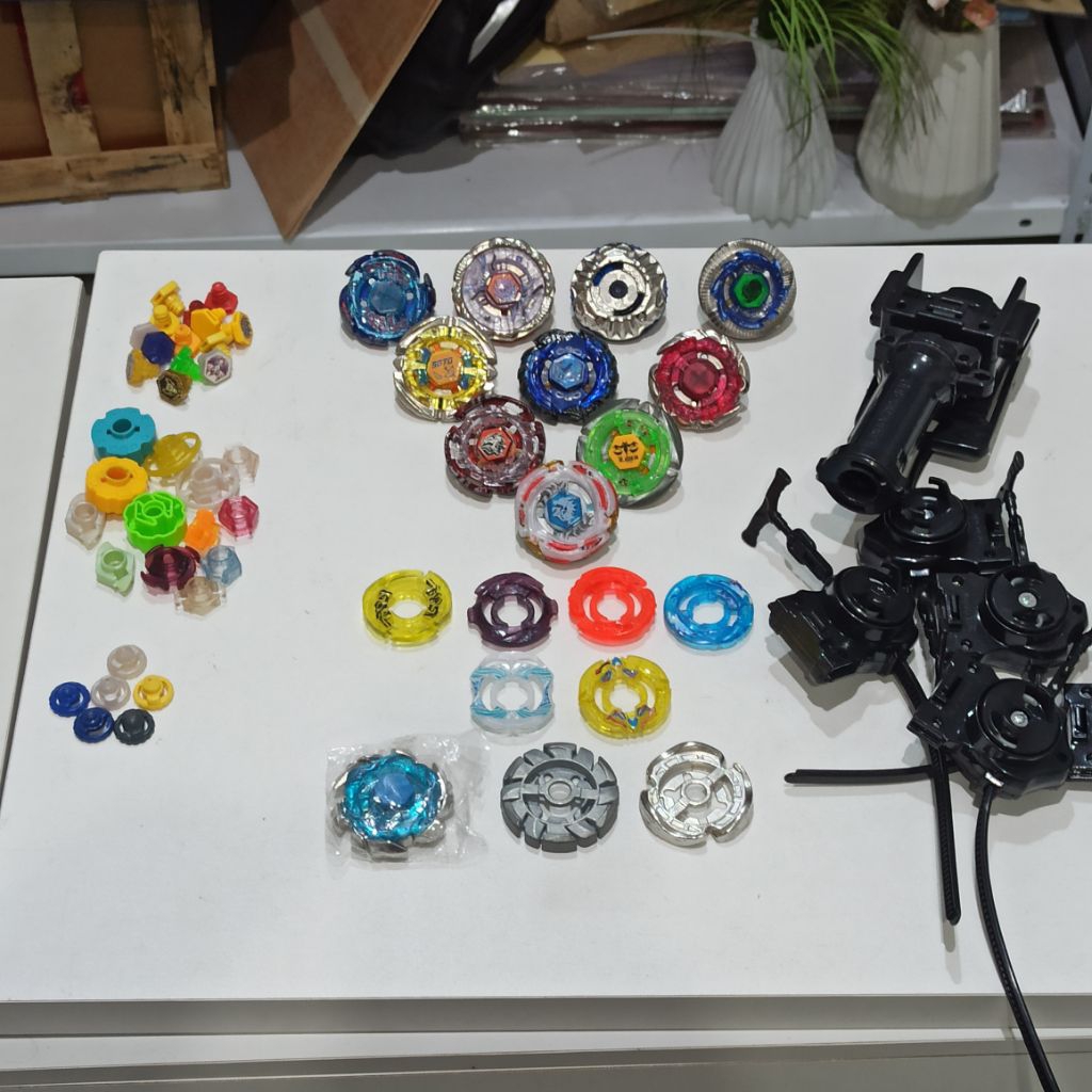 Beyblade Set Borongan Metal Fight Second merek hongyi Beyblade Metal Fight Take All