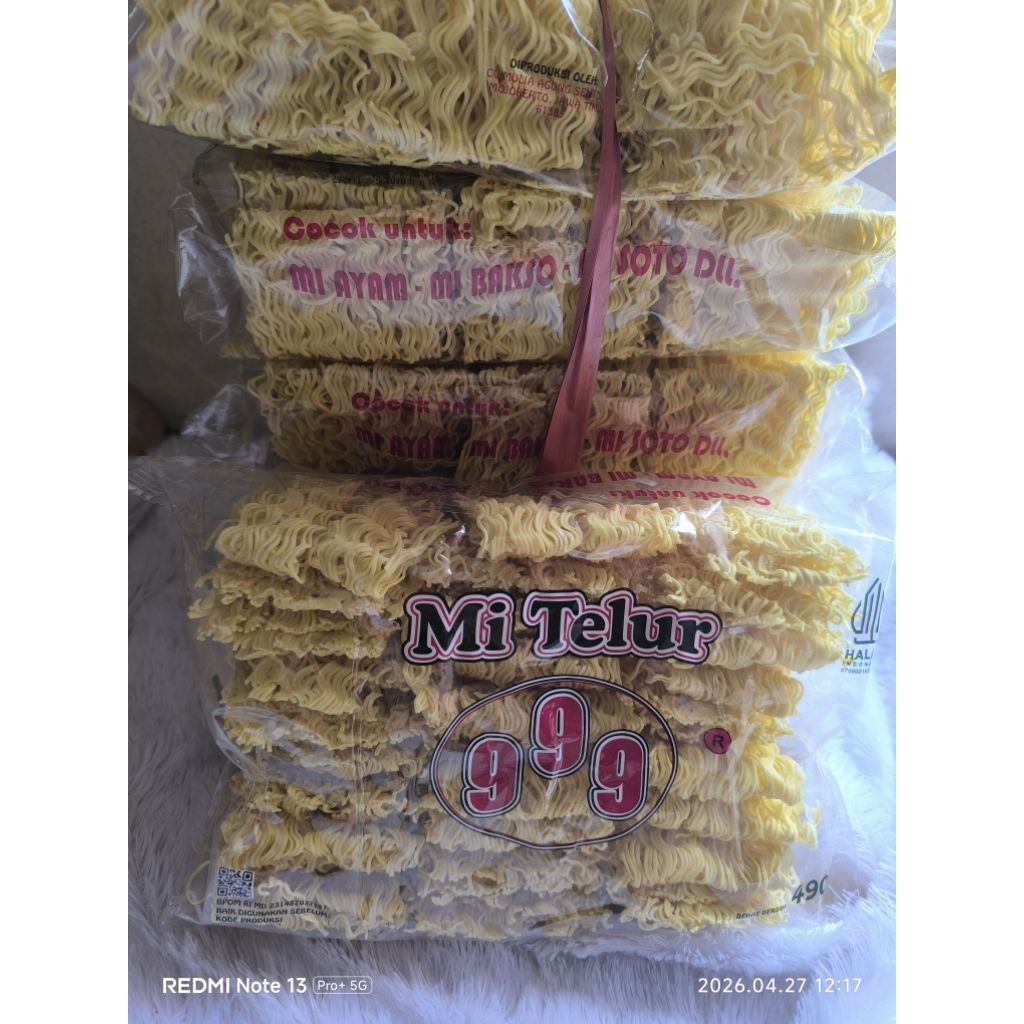 paket MIE TELUR 999 ISI 5PACK