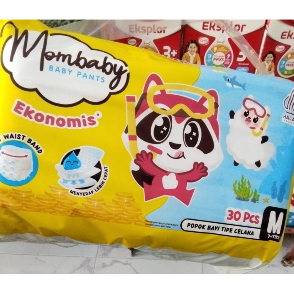 mombaby pampers pant ukuran M