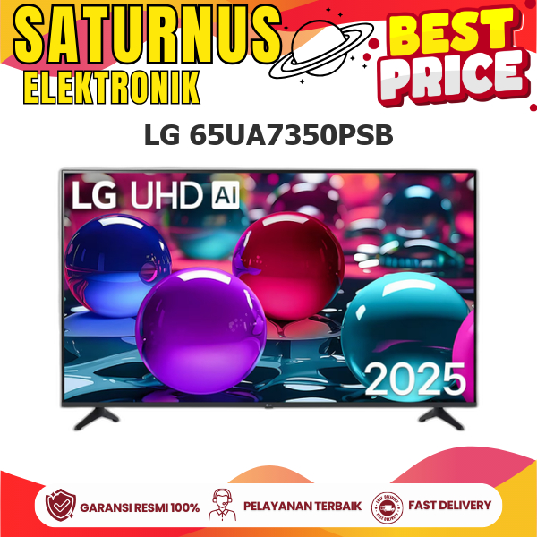 SMART TV LED 65 INCH LG 65UA7350PSB SMART TV LED 65 INCH UHD AI UA73 4K UHD SUPER UPSCALING FILMMAKE