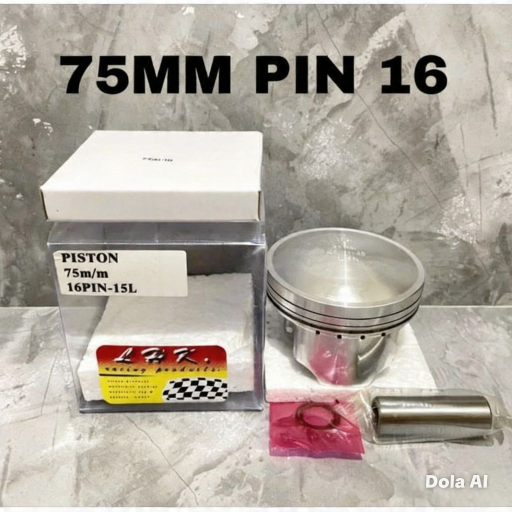 Piston LHK 75 75mm pen 16 set ring piston seher LHK Thailand