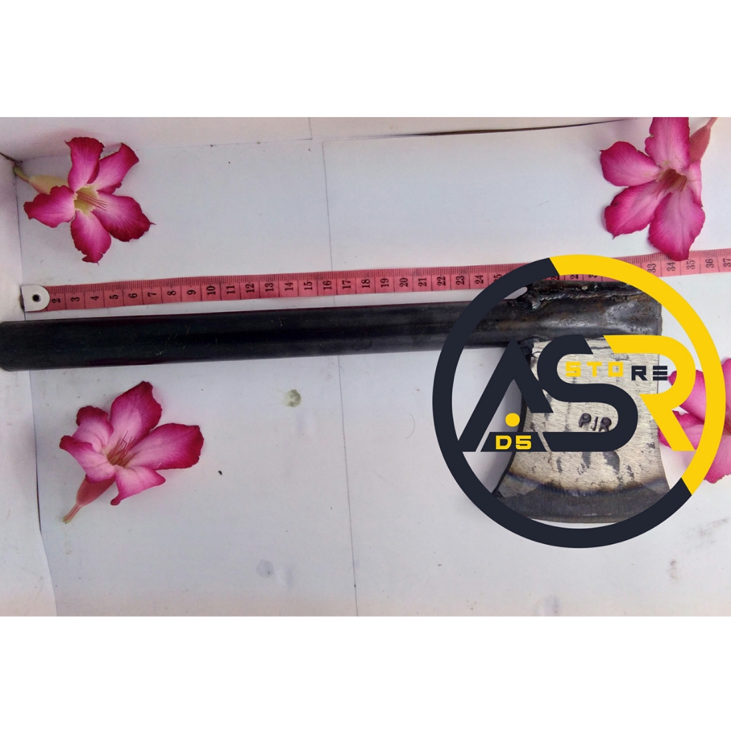 Kapak Besar Gagang Besi / Perkul / Kampak Baja Super Kuat dan Tajam Murah