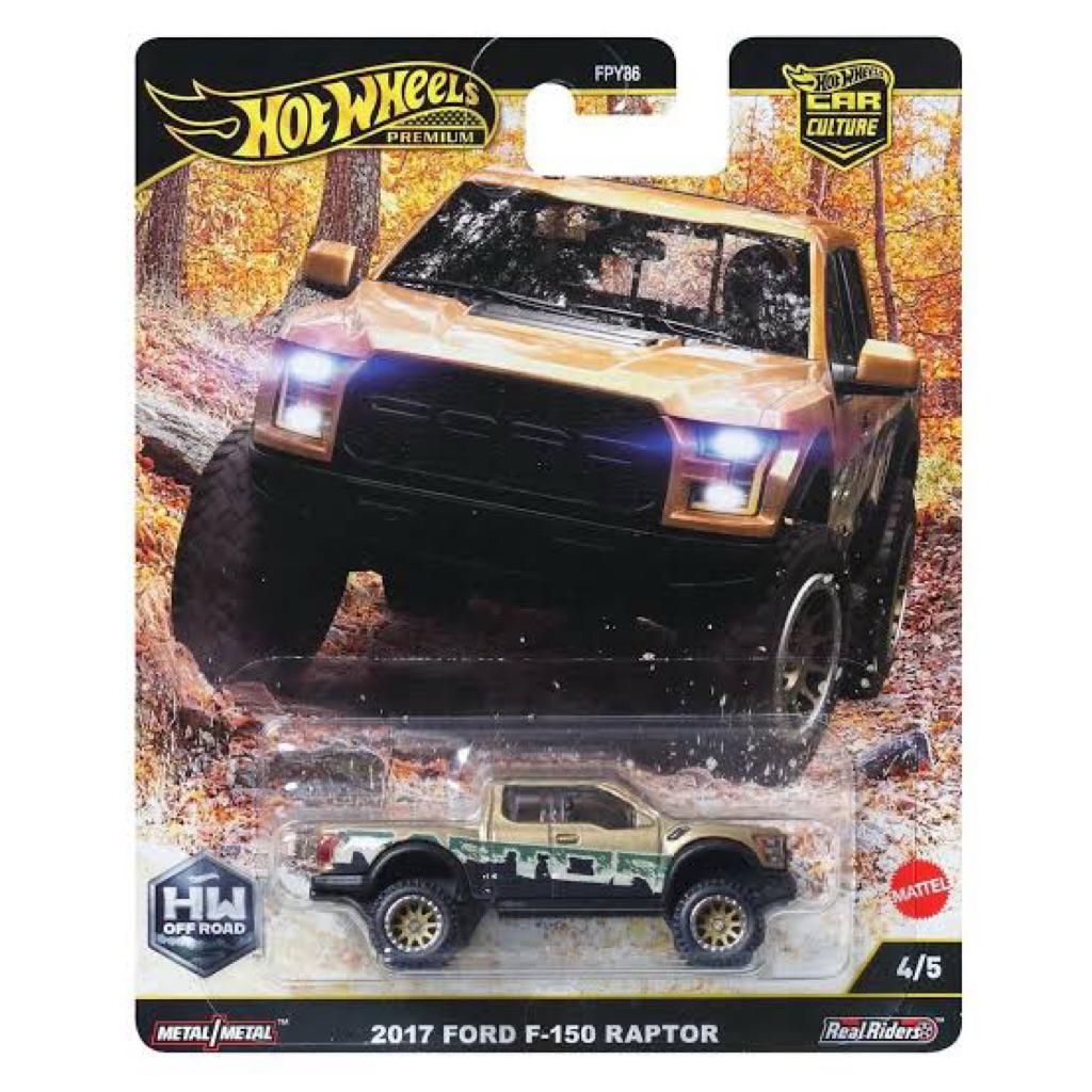 Hotwheels Premium Ford F150 Raptor