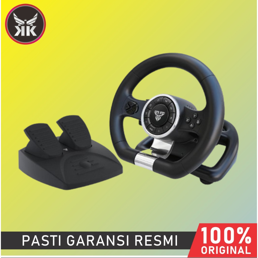 FANTECH R1V2 STEERING WHEEL BLACK 180 DEGREE FOR PC, PS4, PS5