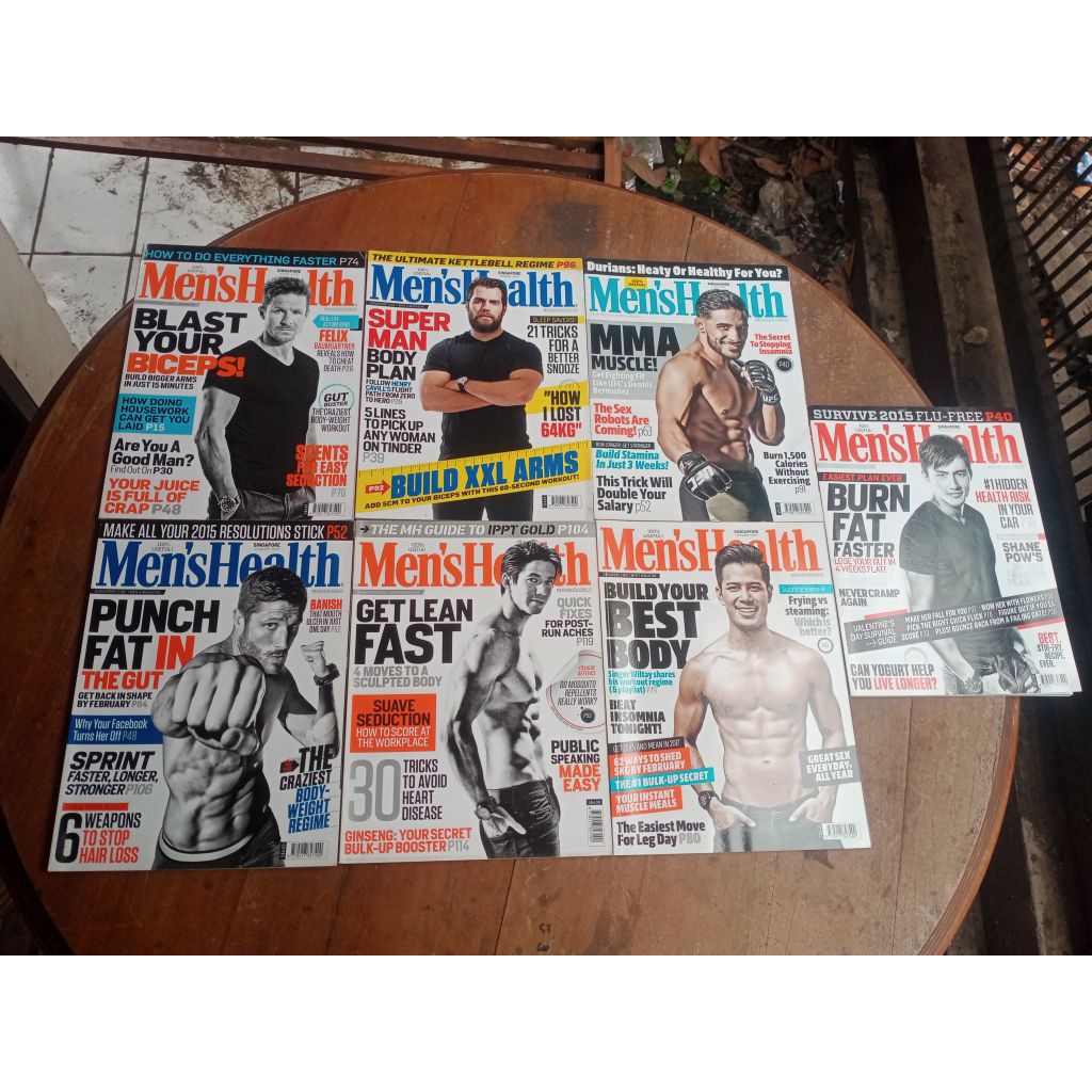 Cabutan Majalah Men's Health Singapore's Original (majalah kesehatan/pria)